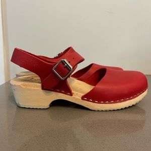 Lotta From Stockholm Wooden Clog Sandals US Size 9